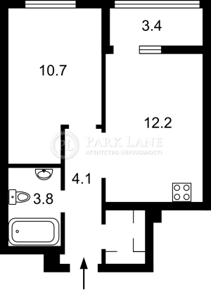Квартира W-7374135, Салютная, 2/18, Киев - Фото 3