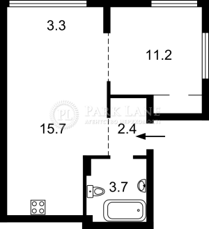 Квартира W-7374141, Салютна, 2/9, Київ - Фото 3