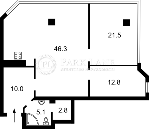 Квартира W-7436883, Гетьмана Вадима (Индустриальная), 1а, Киев - Фото 3