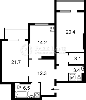 Квартира W-7438356, Туманяна Ованеса, 15а, Київ - Фото 3