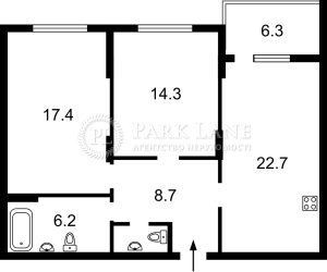 Квартира W-7438920, Повітряних Сил просп. (Повітрофлотський просп.), 56, Київ - Фото 2