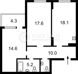 Квартира W-7438921, Повітряних Сил просп. (Повітрофлотський просп.), 56, Київ - Фото 2