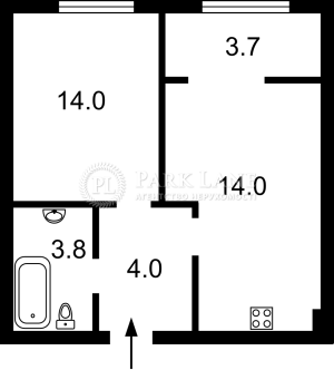 Квартира W-7439107, Максимовича Михаила (Трутенко Онуфрия), 24в, Киев - Фото 3