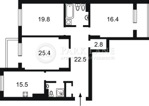 Квартира W-7439183, Туманяна Ованеса, 15а, Київ - Фото 3