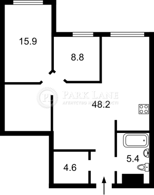 Квартира W-7449170, Жилянська, 68, Київ - Фото 2