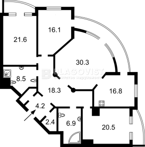 Квартира W-7349901, Жилянская, 59, Киев - Фото 2