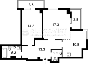 Квартира W-7359690, Костанайська (Кустанайська), 13, Київ - Фото 3