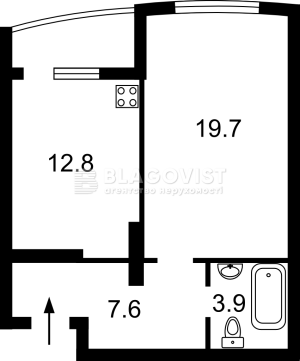 Квартира W-7430539, Максимовича Михаила (Трутенко Онуфрия), 3г, Киев - Фото 6