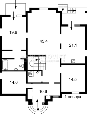 Дом W-7455238, Самчука Уласа пер. (Столетова пер.), 20, Киев - Фото 2