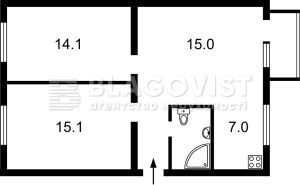Квартира W-7348001, Верховної Ради бул., 22б, Київ - Фото 2