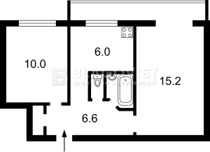 Квартира W-7419012, Тичини Павла просп., Київ - Фото 1