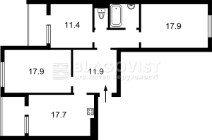 Квартира W-7419131, Балтийский пер., 1, Киев - Фото 2