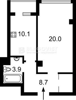 Квартира W-7423551, Білоруська, 36, Київ - Фото 3