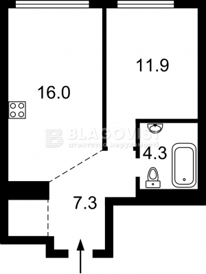 Apartment W-7299480, Nekrasova Viktora (Pivnichno-Syretska), 12а, Kyiv - Photo 5