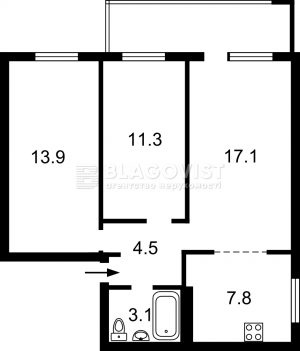 Квартира W-7321875, Мокрая (Кудряшова), 2, Киев - Фото 1