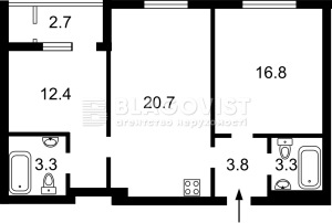 Квартира W-7390761, Виговського Івана (Гречка Маршала), 10с, Київ - Фото 3