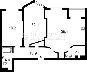 Квартира W-7399478, Вишгородська, 45, Київ - Фото 3