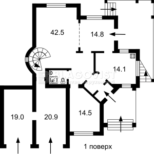 Будинок W-7403851, Синьоозерна, 1, Київ - Фото 7