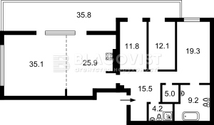Квартира W-7404490, Замковецька, 108, Київ - Фото 5