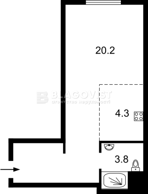 Квартира W-7405507, Заболотного Академика, 1б, Киев - Фото 2