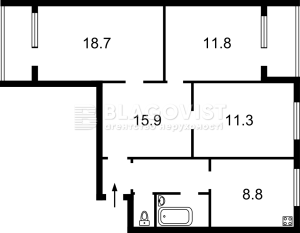 Квартира W-7411127, Ужвий Натальи, 8, Киев - Фото 5