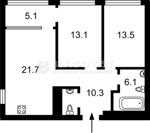 Квартира W-7416606, Некрасова Віктора (Північно-Сирецька), 12а, Київ - Фото 6
