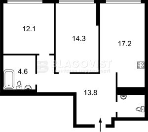 Квартира W-7416611, Некрасова Виктора (Северо-Сырецкая), 10а, Киев - Фото 2