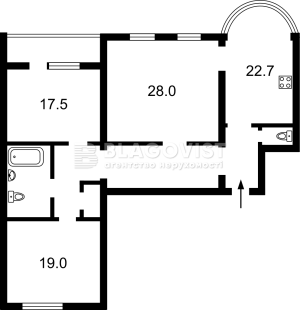 Квартира W-7422554, Златоустовская, 10-12, Киев - Фото 5