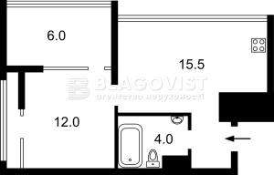 Квартира W-7447647, Ґарета Джонса (Хохлових Сім'ї), 12а, Київ - Фото 7