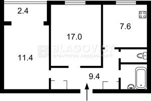 Квартира W-7370558, Верхогляда Андрія (Драгомирова Михайла), 6б, Київ - Фото 5