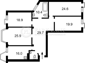 Квартира W-7386526, Здановской Юлии (Ломоносова), 73г, Киев - Фото 3