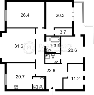 Квартира W-7386536, Круглоуниверситетская, 3-5, Киев - Фото 3
