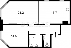 Apartment W-7295441, Zolotoustivska, 25, Kyiv - Photo 1