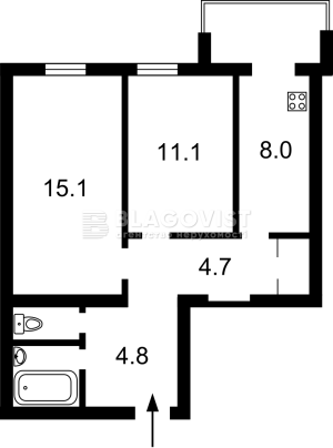 Квартира W-7417713, Хорива, 45/24, Киев - Фото 2