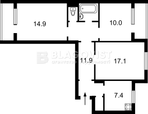 Квартира W-7451036, Харьковское шоссе, 63а, Киев - Фото 4