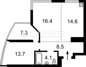 Квартира W-7401200, Заречная, 1в, Киев - Фото 4