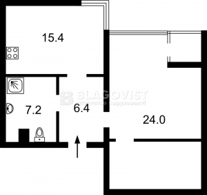 Квартира W-7310704, Здановской Юлии (Ломоносова), 71г, Киев - Фото 14