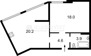 Квартира W-7325125, Максимовича Михаила (Трутенко Онуфрия), 32а, Киев - Фото 2