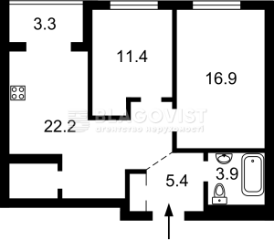 Квартира W-7360659, Нижнеключевая, 14, Киев - Фото 14