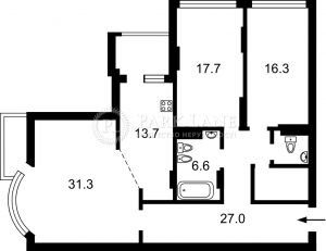 Квартира W-7310054, Тютюнника Василия (Барбюса Анри), 37/1, Киев - Фото 2