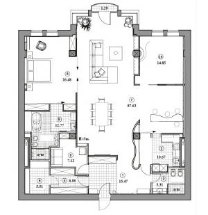 Квартира W-7454340, Грушевского Михаила, 9а, Киев - Фото 15