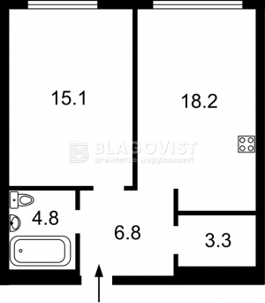 Apartment W-7312334, Kristeriv Rodyny, 16, Kyiv - Photo 2