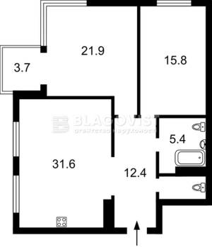 Квартира W-7313308, Петрицкого Анатолия, 17а, Киев - Фото 2
