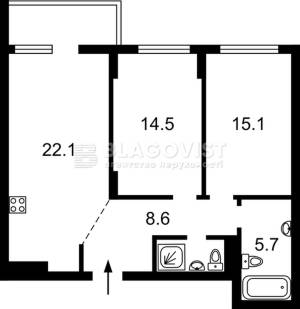 Квартира W-7363907, Олеся Александра, 9, Киев - Фото 2