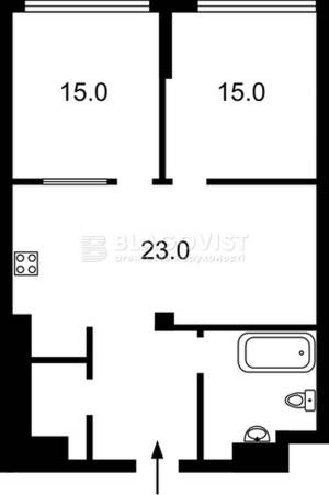 Квартира W-7363916, Бойчука Михайла (Кіквідзе), 41б, Київ - Фото 2