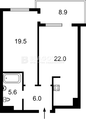 Квартира W-7364696, Голосеевский проспект (40-летия Октября просп.), 58, Киев - Фото 2