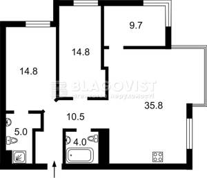 Квартира W-7364715, Петрицького А., 17а, Київ - Фото 2