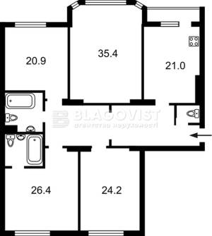 Квартира W-7364730, Коновальца Евгения (Щорса), 32б, Киев - Фото 2