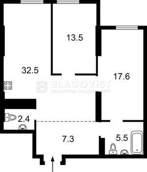 Квартира W-7364972, Телиги Елены, 25, Киев - Фото 2