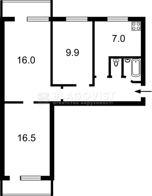Квартира W-7443605, Жюля Верна бульв. (Роллана Ромена бульв.), 13в, Киев - Фото 7